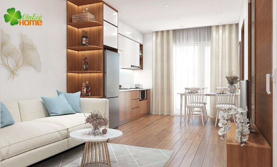 Thiết kế nội thất chung cư 45m2