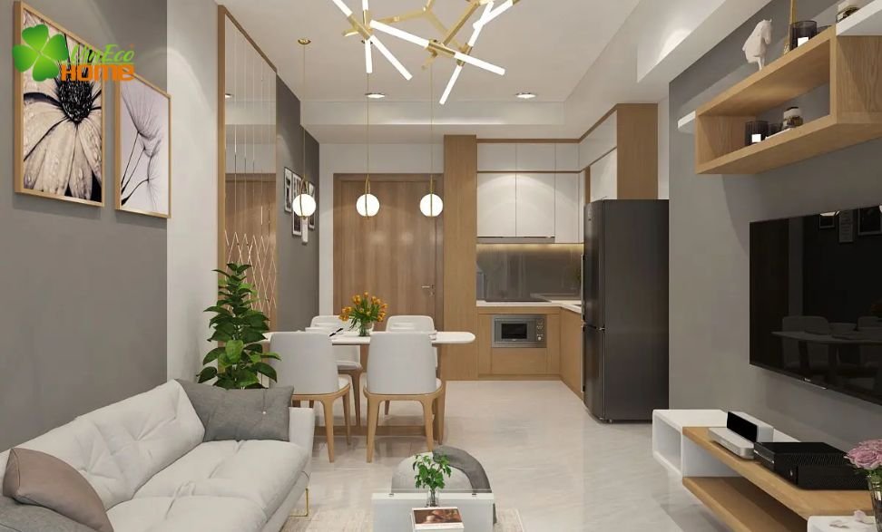 Thiết kế nội thất chung cư 50m2 