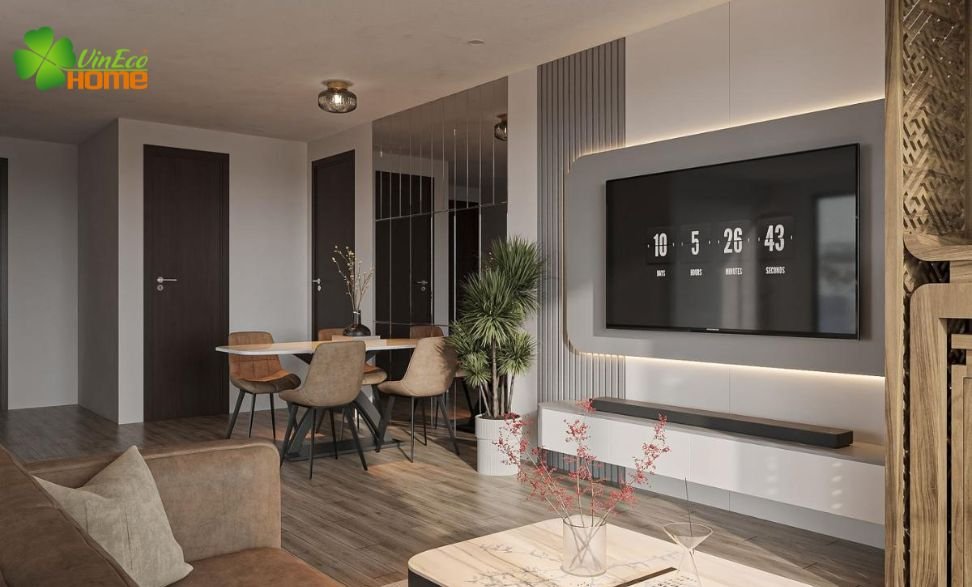 Thiết kế nội thất chung cư 55m2