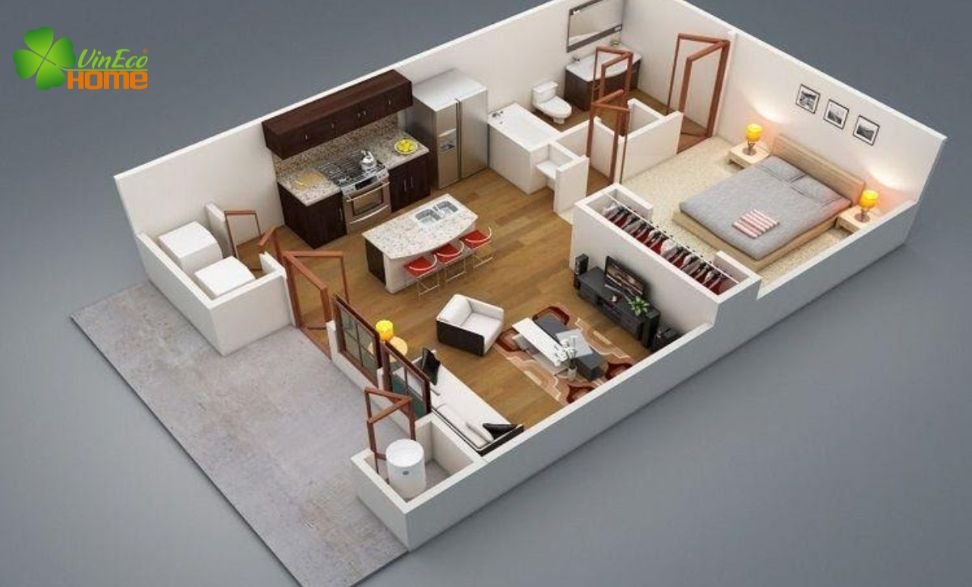 Thiết kế nội thất chung cư mini