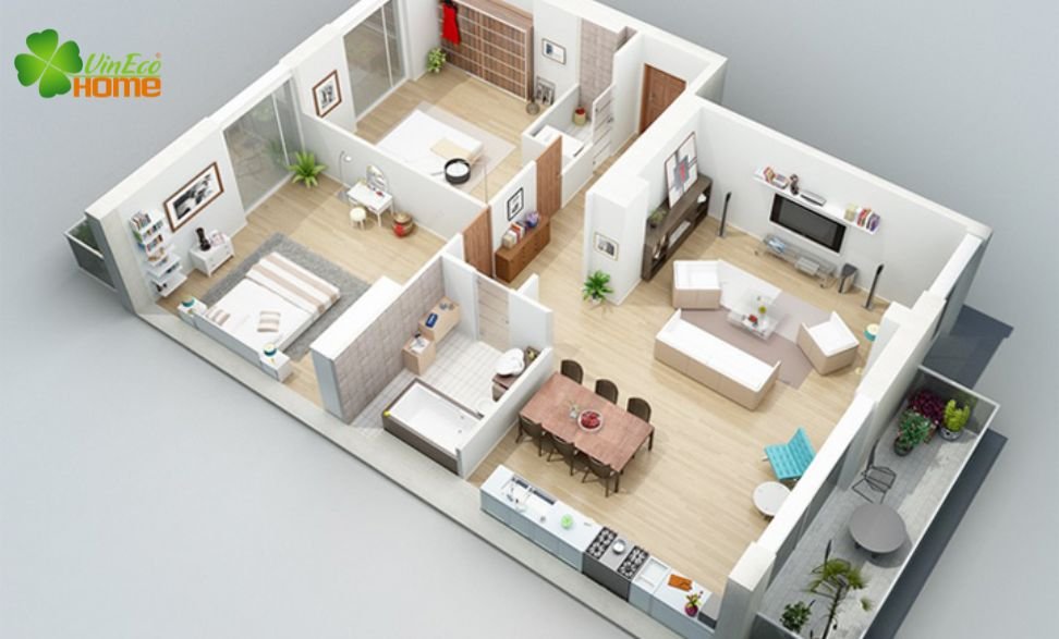 Thiết kế nội thất chung cư mini